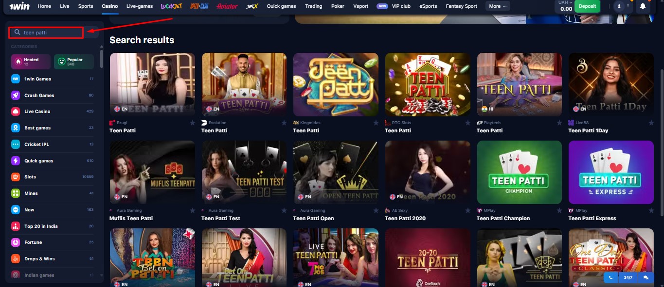 Games with live dealers